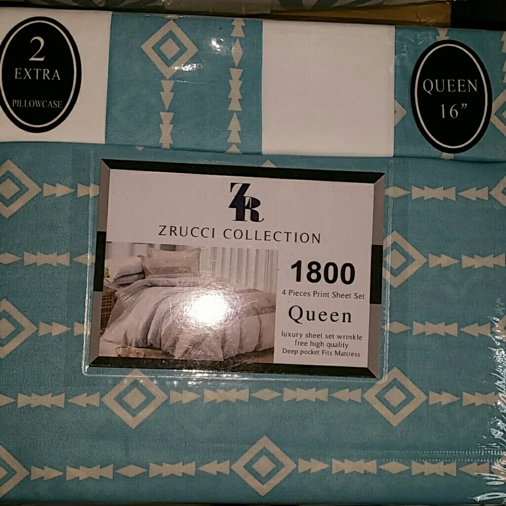 Zrucci Collection Sheet Queen with 2 extra pillow